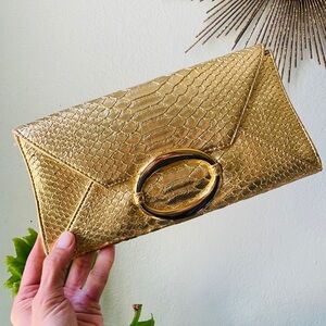 Colin & Colette Gold Clutch